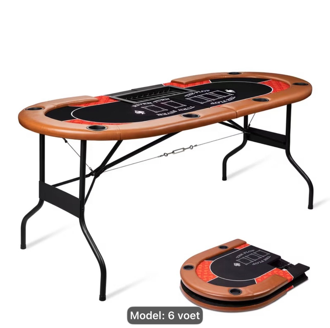 Pokertafel, Hobby en Vrije tijd, Gezelschapsspellen | Kaartspellen, Ophalen, Nieuw