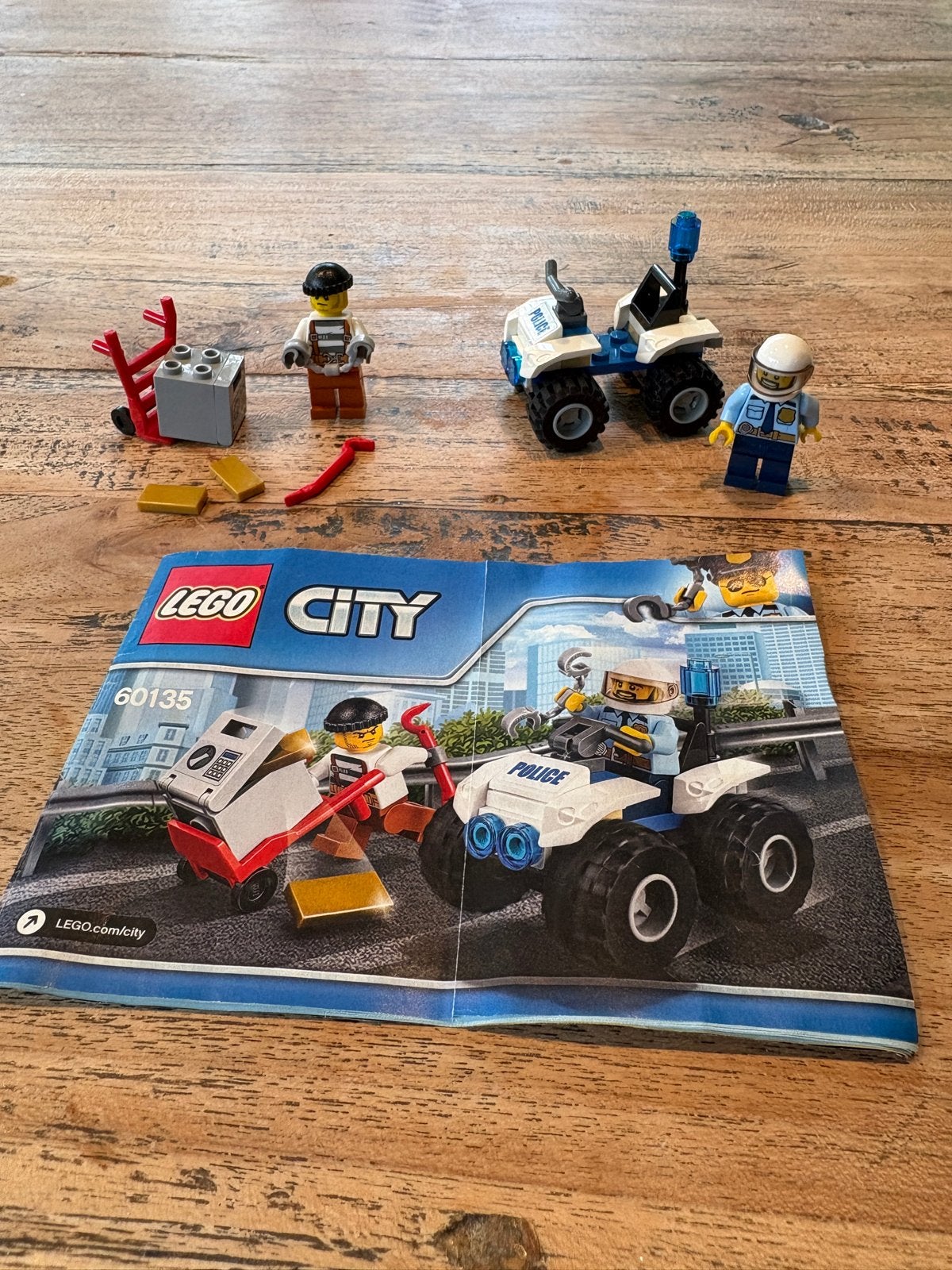 Lego City 60135 Politie Achtervolging Set, City, Lego, Ophalen of Verzenden, Zo goed als nieuw