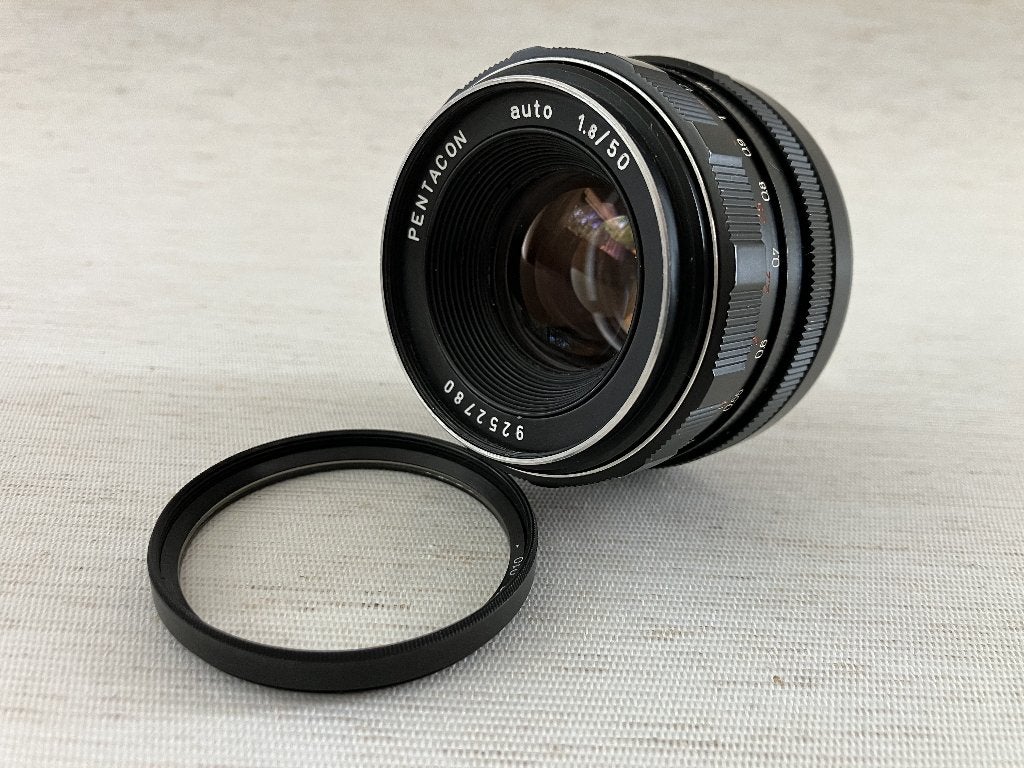 Pentacon auto 1.8/50mm, M42 mount (EXC+++++), M42, Gebruikt, Multi-coated, Standaardlens