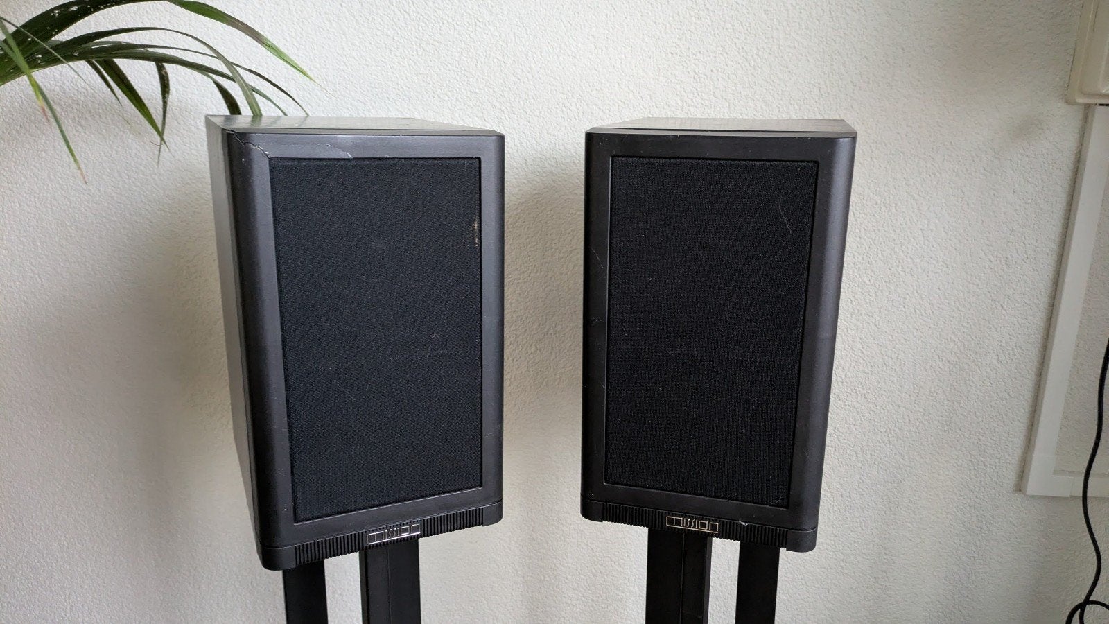 Mission 760i 2-weg luidsprekers - Made in England, Gebruikt, Minder dan 60 watt, Front, Rear of Stereo speakers, Ophalen