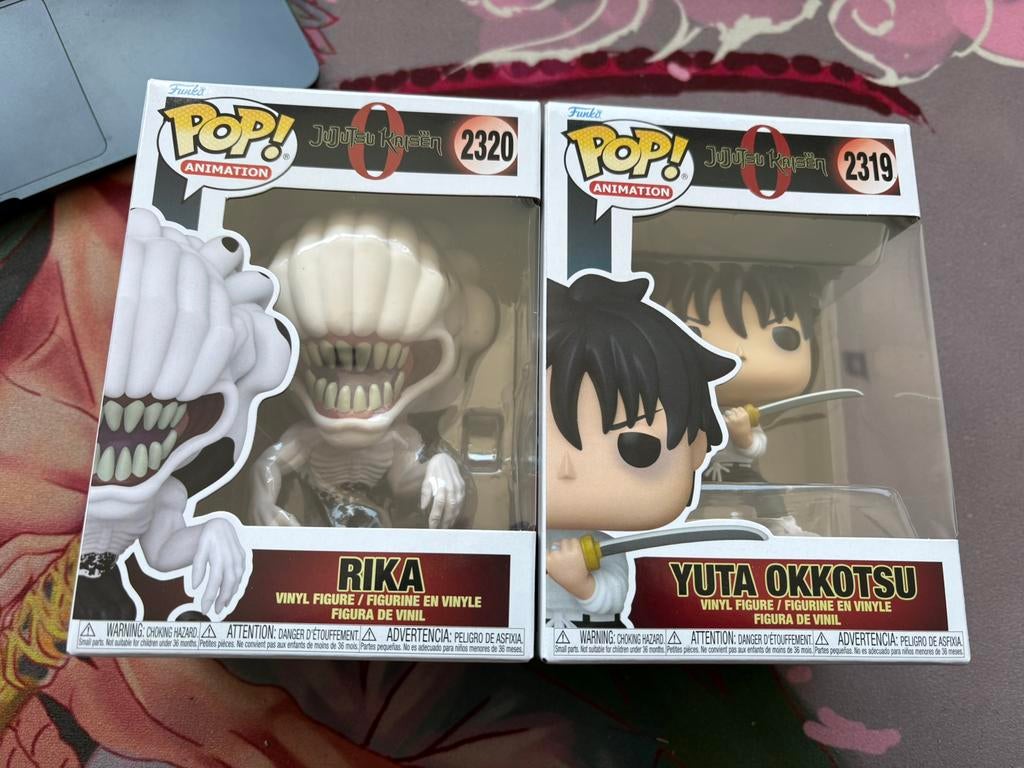 Yuta Okkotsu & Rika 2319 + 2320 Funko Pop Jujutsu Kaisen set, Funko Europe, Ophalen of Verzenden, Zo goed als nieuw, 4th floor, 1 Queen Caroline St, London W6 9YN, Verenigd Koninkrijk