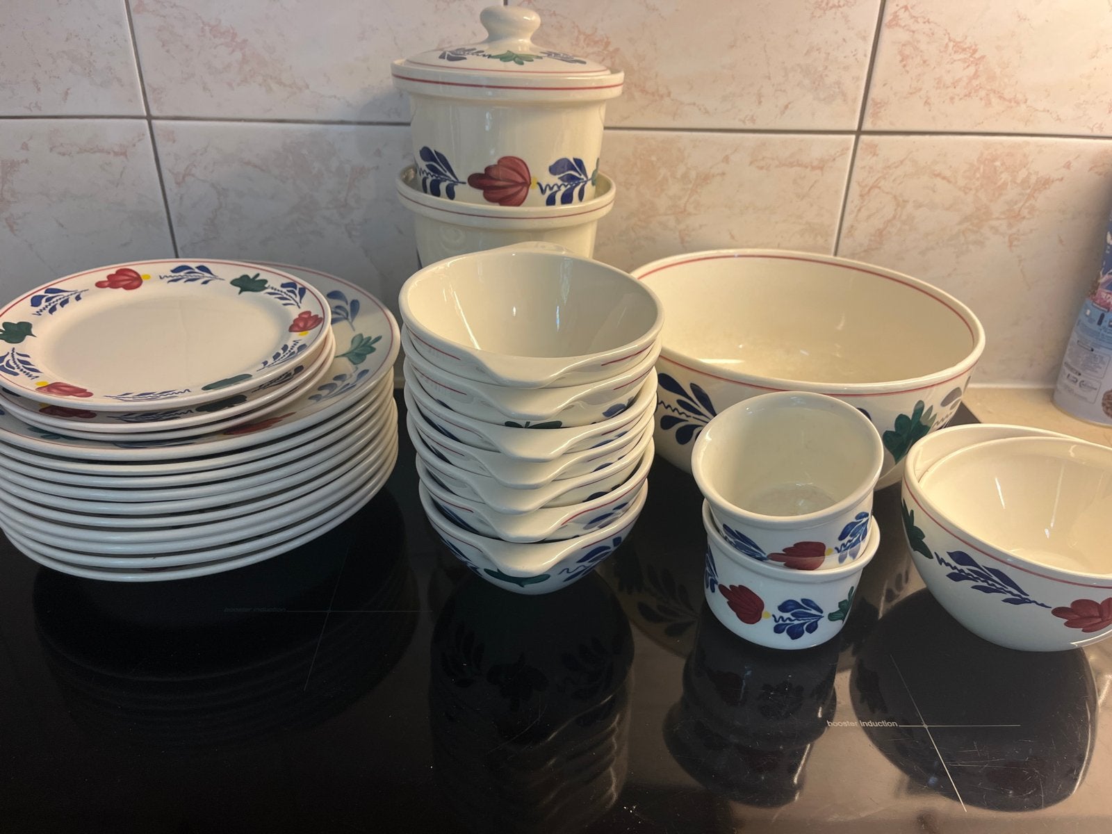 Boerenbont Servies - Complete Set, Ophalen, Gebruikt, Overige merken, Keramiek