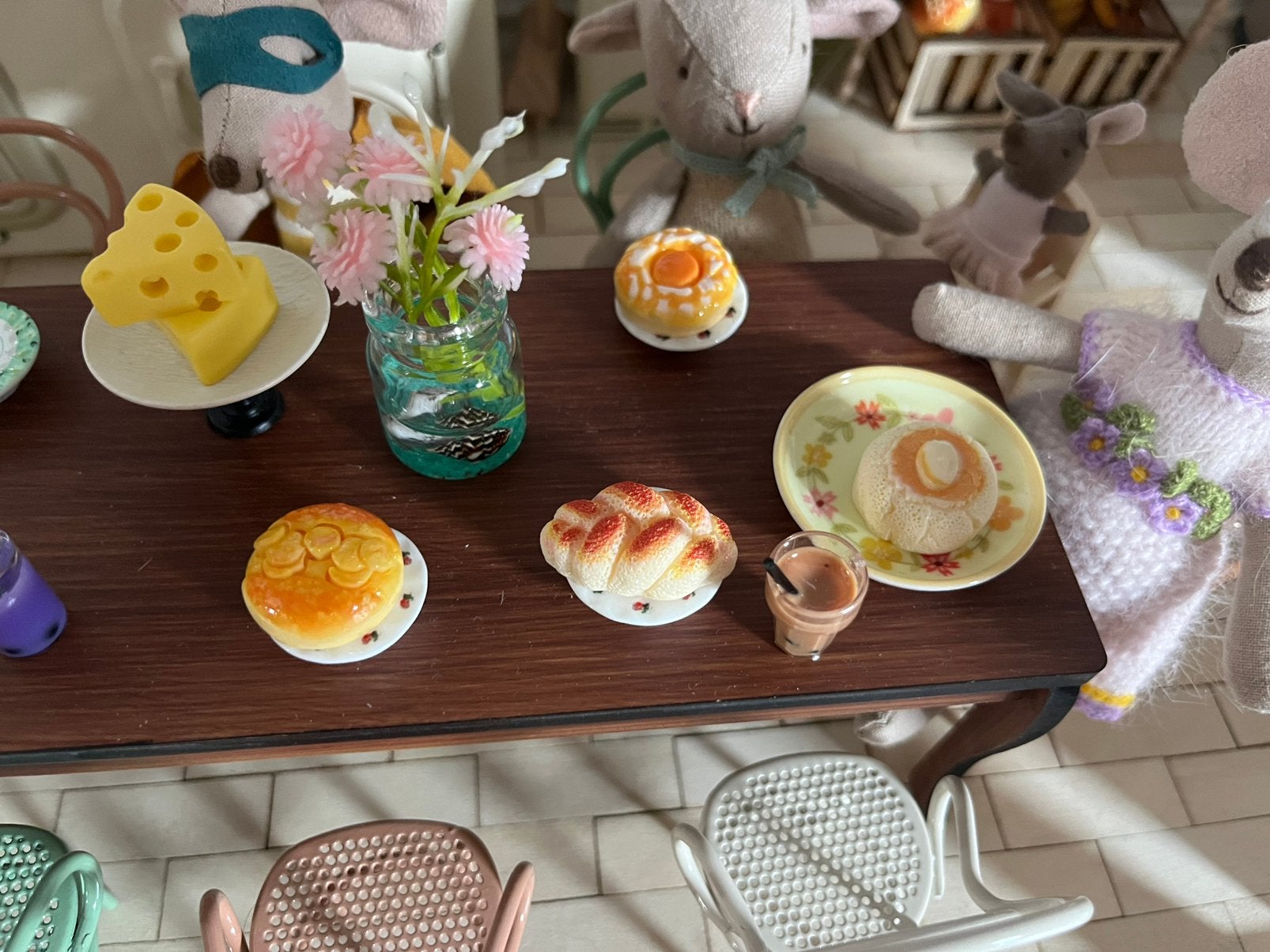 4 luxe broodjes poppenhuis incl verzenden, Ophalen, Nieuw, Poppenhuis