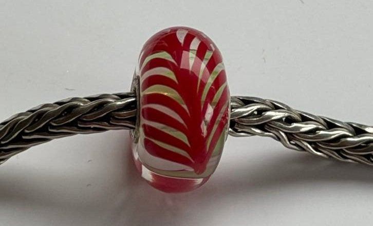 Trollbeads Glaskraal ‘gevleugelde eenheid’, Glas of Kristal, Nieuw, Ophalen of Verzenden, Trollbeads