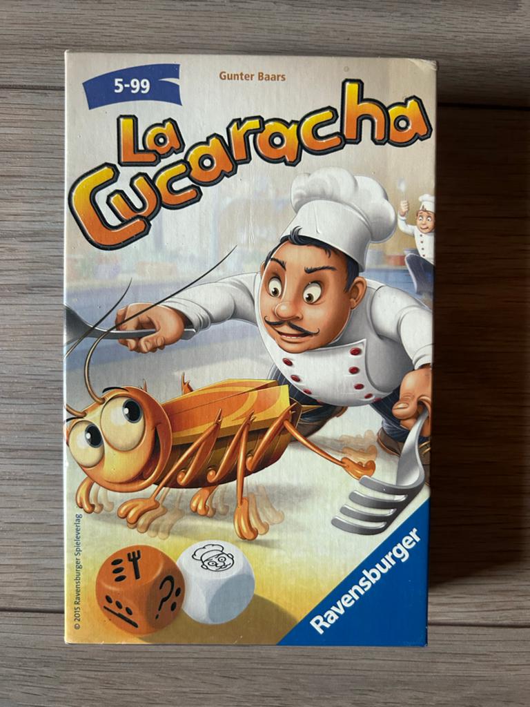La Cucaracha Reisspel - Ravensburger (5-99 jaar), Drie of vier spelers, Ophalen of Verzenden, Zo goed als nieuw, Reisspel