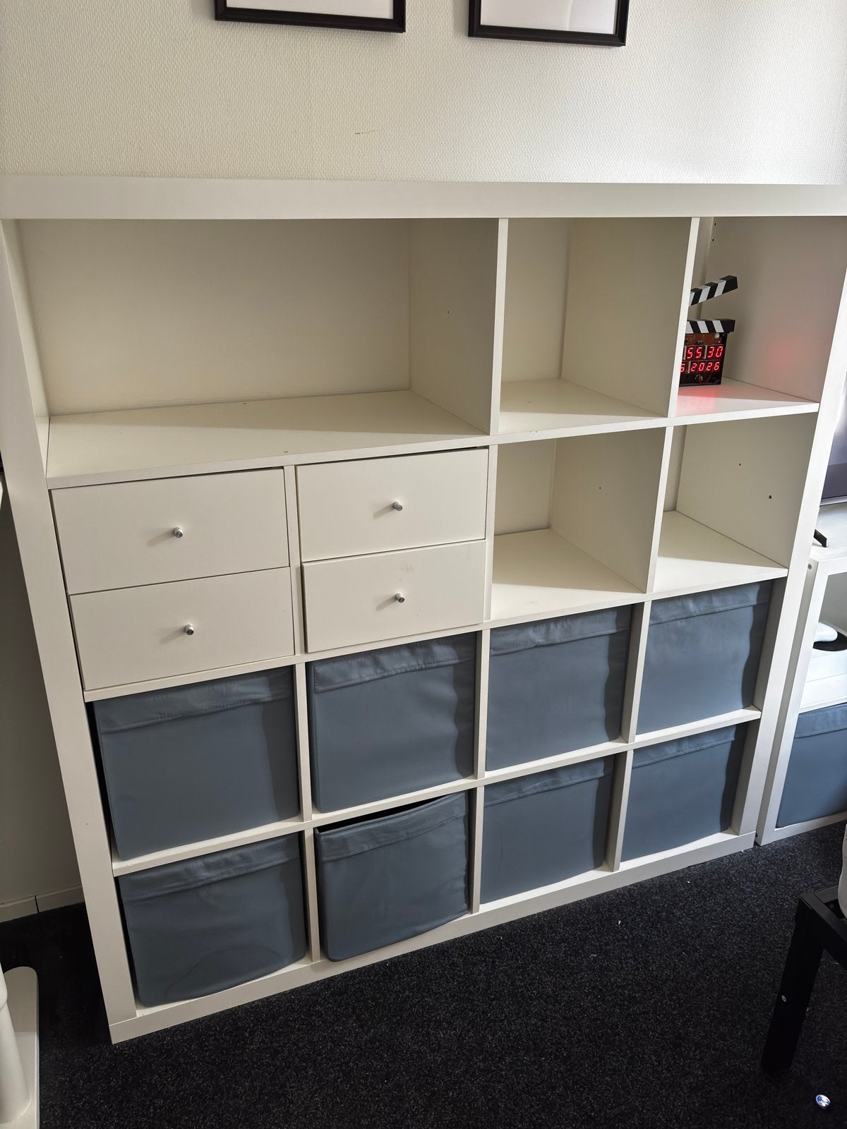 IKEA KALLAX Kast met Lades en Opbergboxen, Ophalen of Verzenden, Gebruikt