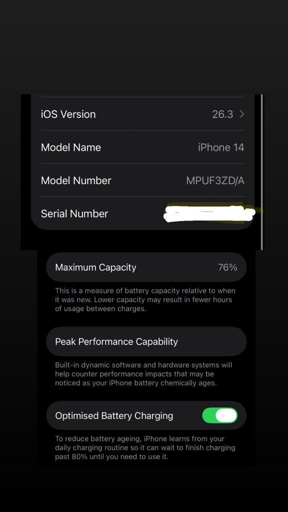 Foto 4 van Apple iPhone 14 128GB (incl. originele lader & earpods)