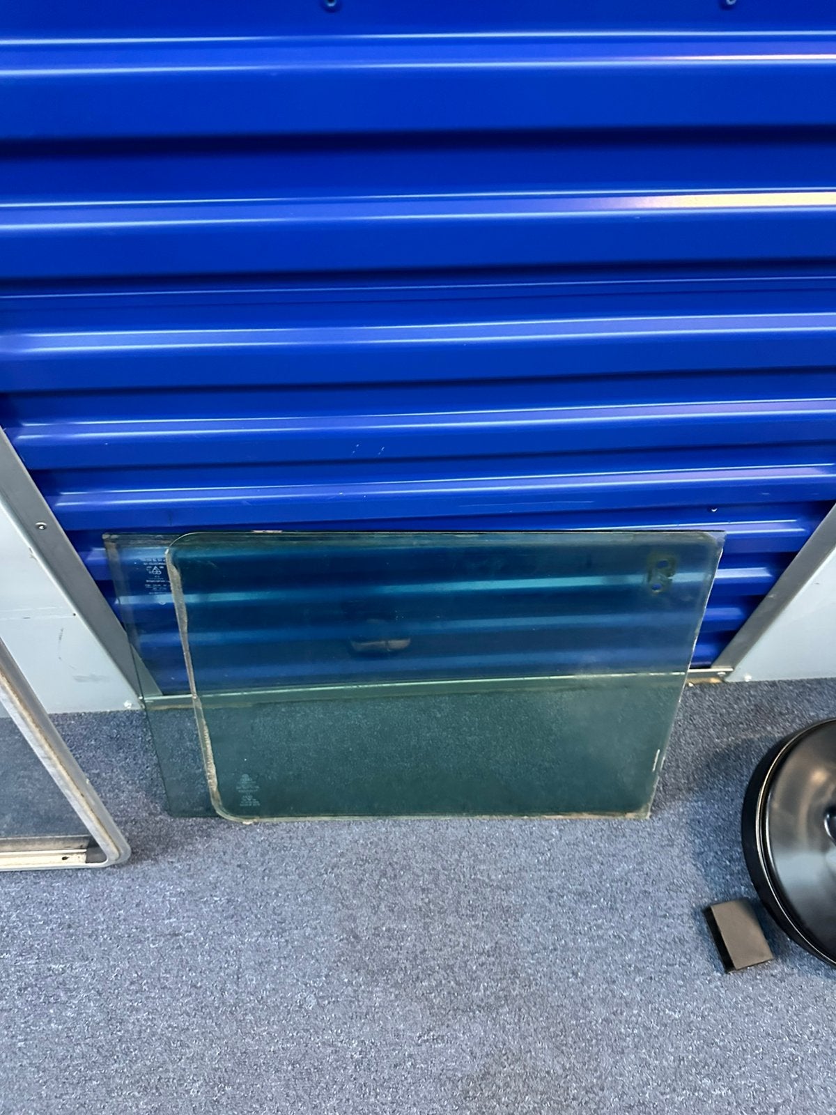 VW T3 Schuifraam Bestuurderskant (108cm) + Groen Glas, Ophalen