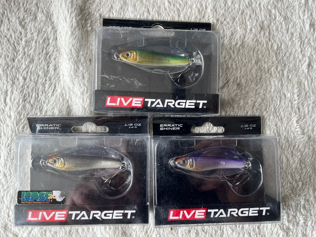 adv 426 / NIEUW mixset 3 blisters kunstaas LIVE TARGET, Watersport en Boten, Hengelsport | Zeevissen, Nieuw, Overige typen, Ophalen of Verzenden