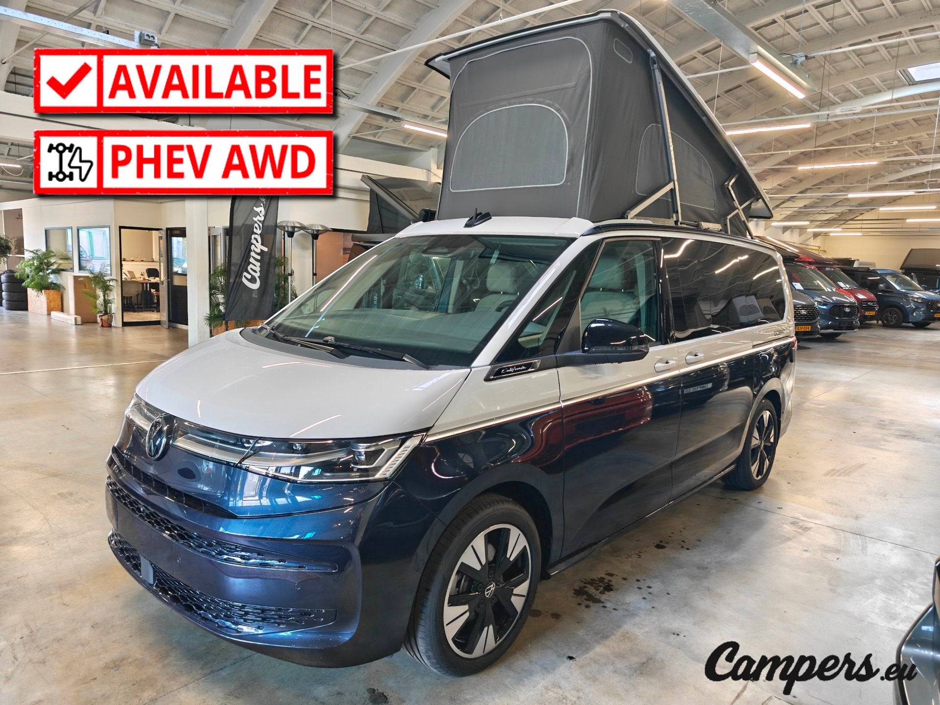 Volkswagen California Ocean 1.5 EHYBRID DSG 4MOTION 245PK, Caravans en Kamperen, Automaat, Buscamper of Camperbus, Volkswagen