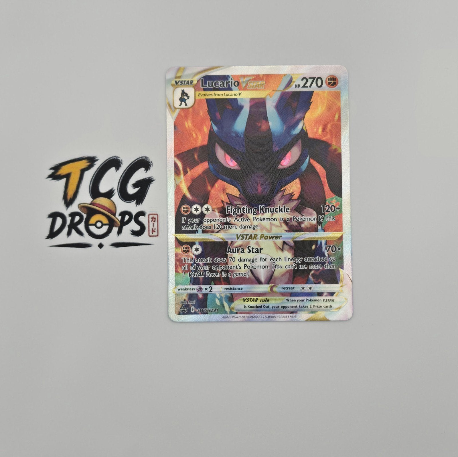 Lucario VSTAR	 SWSH291	Black Star Promos