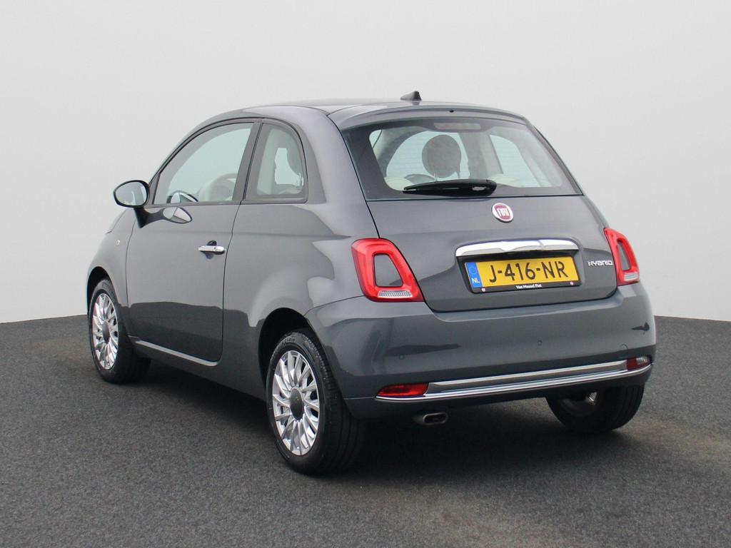 Fiat 500 1.0 Hybrid Lounge | Cruise Control | Radio | Naviga, Auto's, Voorwielaandrijving, 12 maanden, Stof, Euro 6