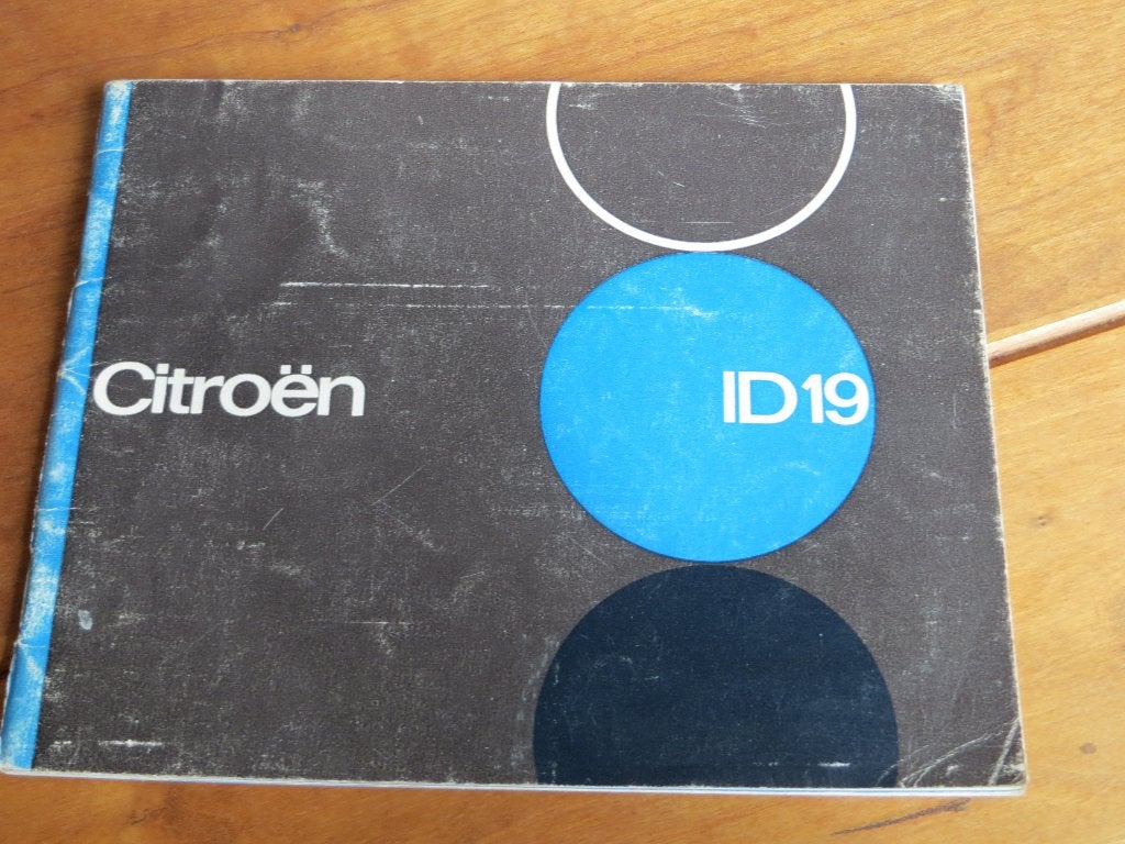 Instructieboek Citroen ID 19 ca 1965, zeer mooi!, Auto diversen, Handleidingen en Instructieboekjes, Ophalen of Verzenden