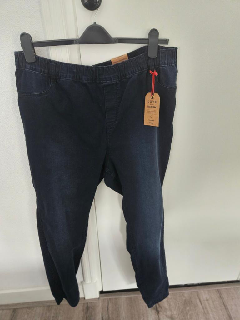 2 nieuwe treggings M&S maat 50, Ophalen, Zwart, Maat 46/48 (XL) of groter, Nieuw