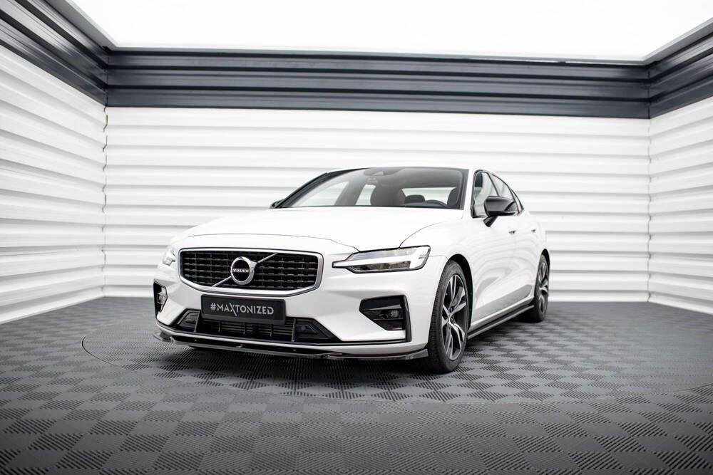 Voorlip spoiler sideskirt diffuser - V60 S60 R-Design 18+, Ophalen of Verzenden