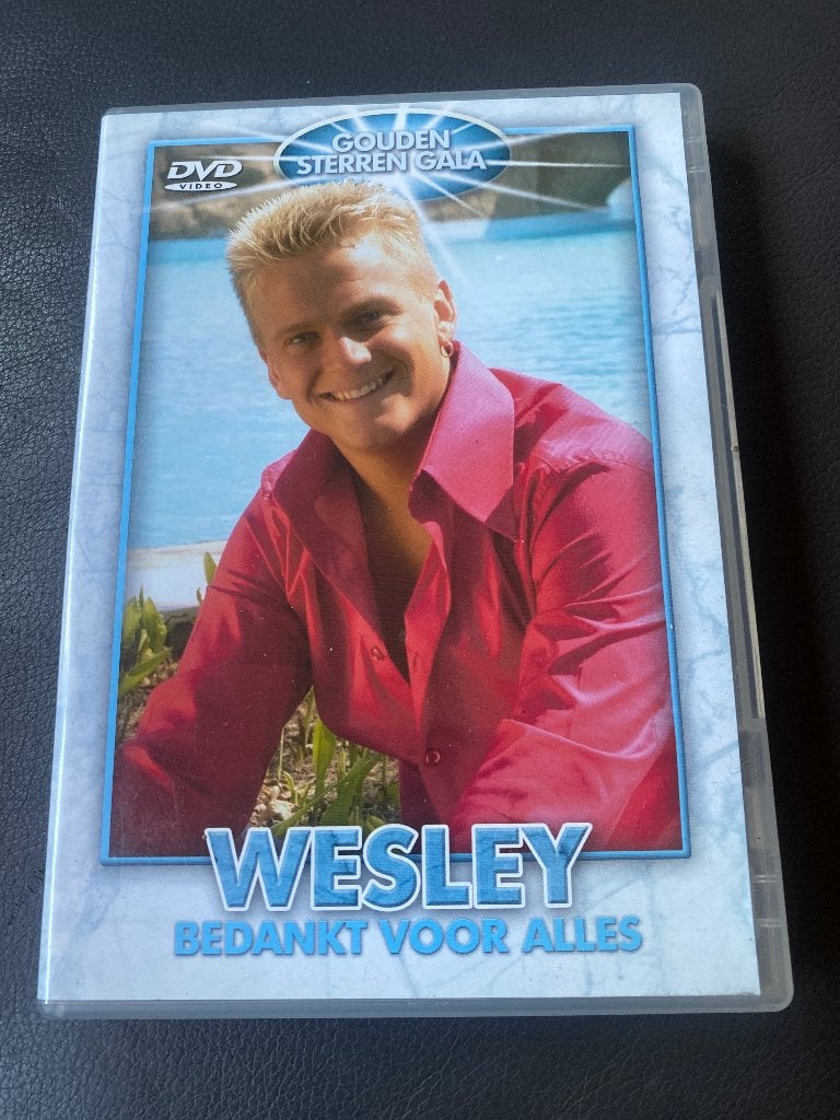 Wesley - Bedankt voor alles (DVD), Gebruikt, Alle leeftijden, Muziekvideo's, Inclusief doosje