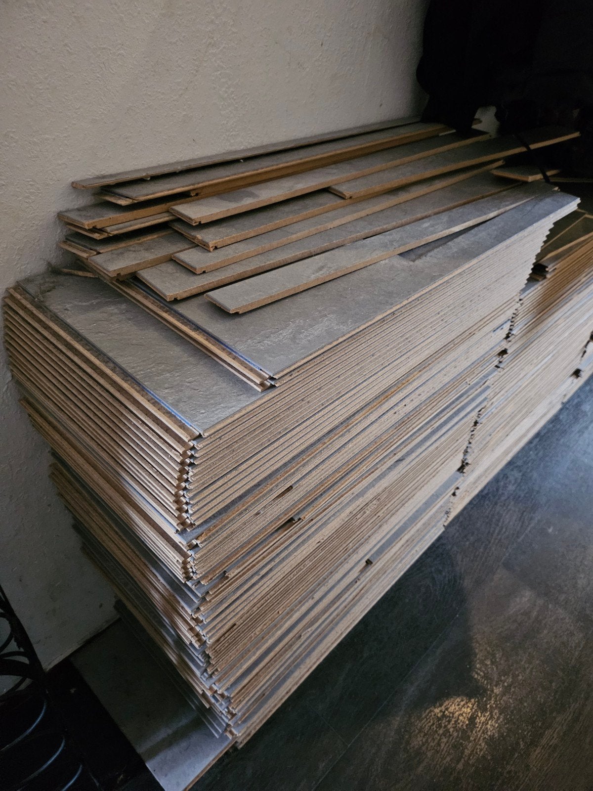 Gebruikt laminaat, diverse afmetingen, voor projecten, Doe-het-zelf en Verbouw, Ophalen, Gebruikt, 50 tot 150 cm, 10 m² of meer