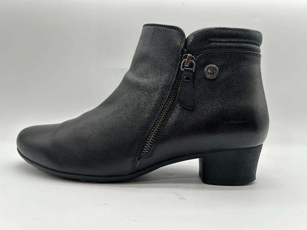 Footnotes, maat 43, zwarte laarsjes met een sierrits, Kleding | Dames, Schoenen, Verzenden, Zwart, Lage of Enkellaarzen, Zo goed als nieuw