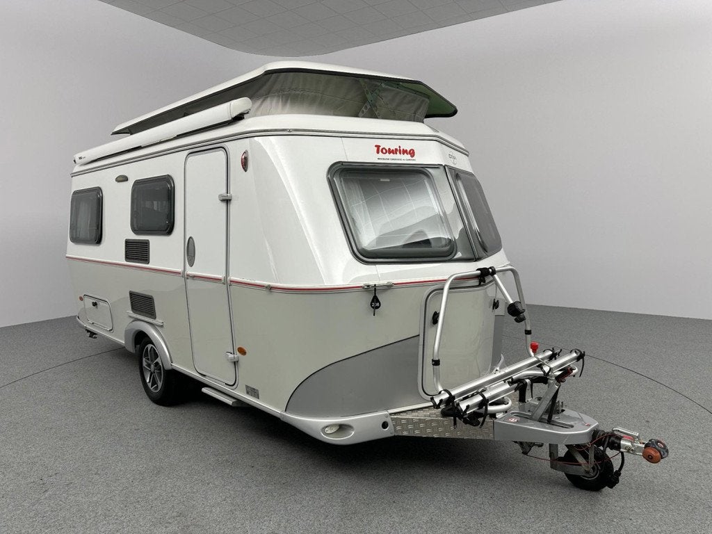 Eriba Touring Troll 540 Cassetteluifel fietsendragers, Caravans en Kamperen, 5 tot 6 meter, Eriba, Overige, 2 aparte bedden