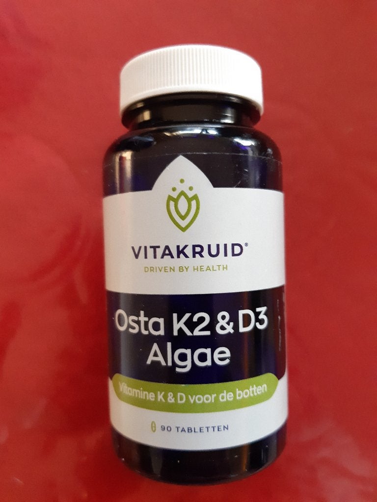 VITAKRUID Osta K2 & D3 Algae 90 tabletten ONGEOPEND, Verzenden, Nieuw, Overige typen