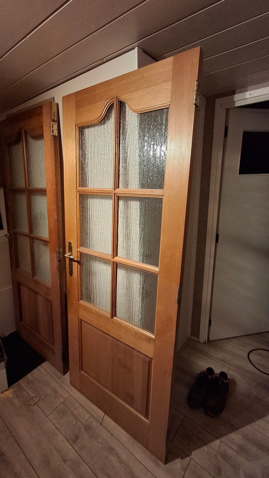 binnendeuren massief eiken, Ophalen, Glas, Binnendeur, 200 tot 215 cm