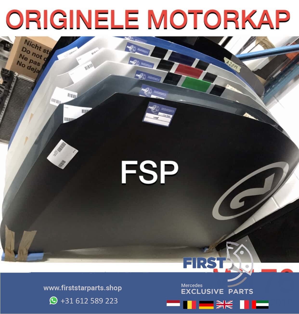 W176 MOTORKAP A KLASSE A1768800057 Origineel Mercedes 2012-2, Auto-onderdelen, Gebruikt, -, Voor, Ophalen of Verzenden