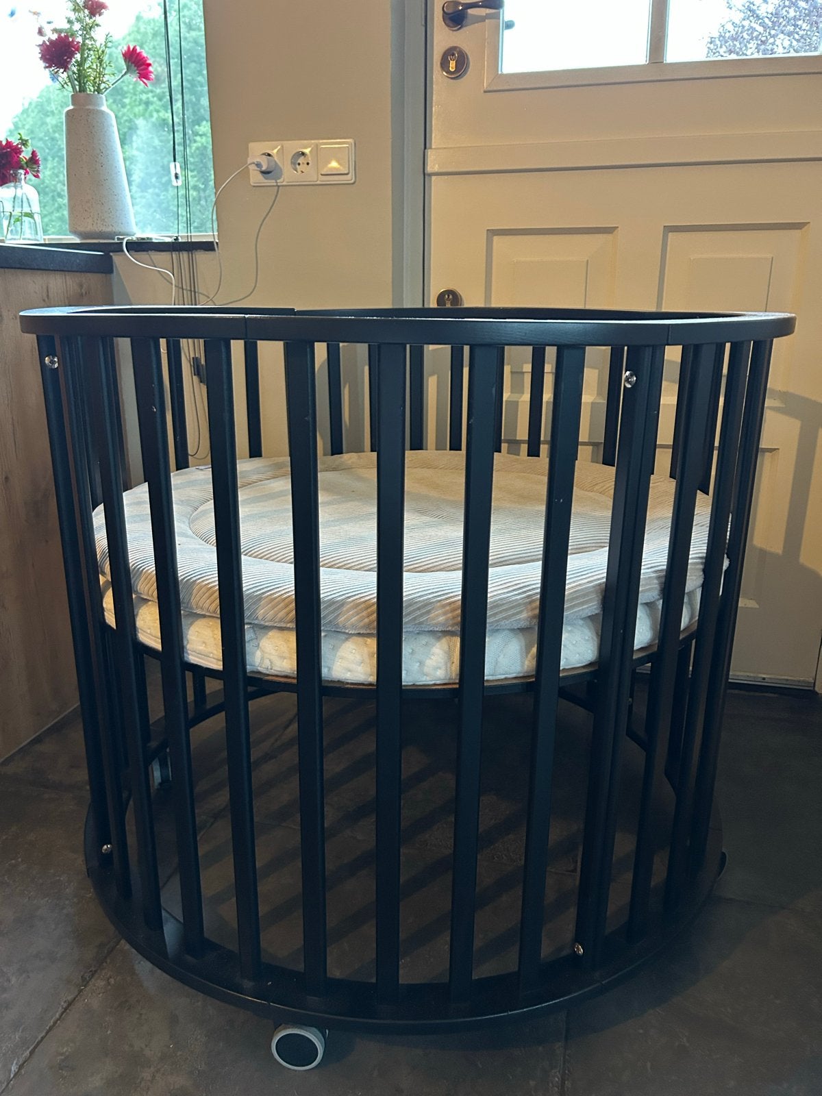 Ronde box Europe Baby, Kinderen en Baby's, Ophalen, Gebruikt, Rond, In hoogte verstelbaar