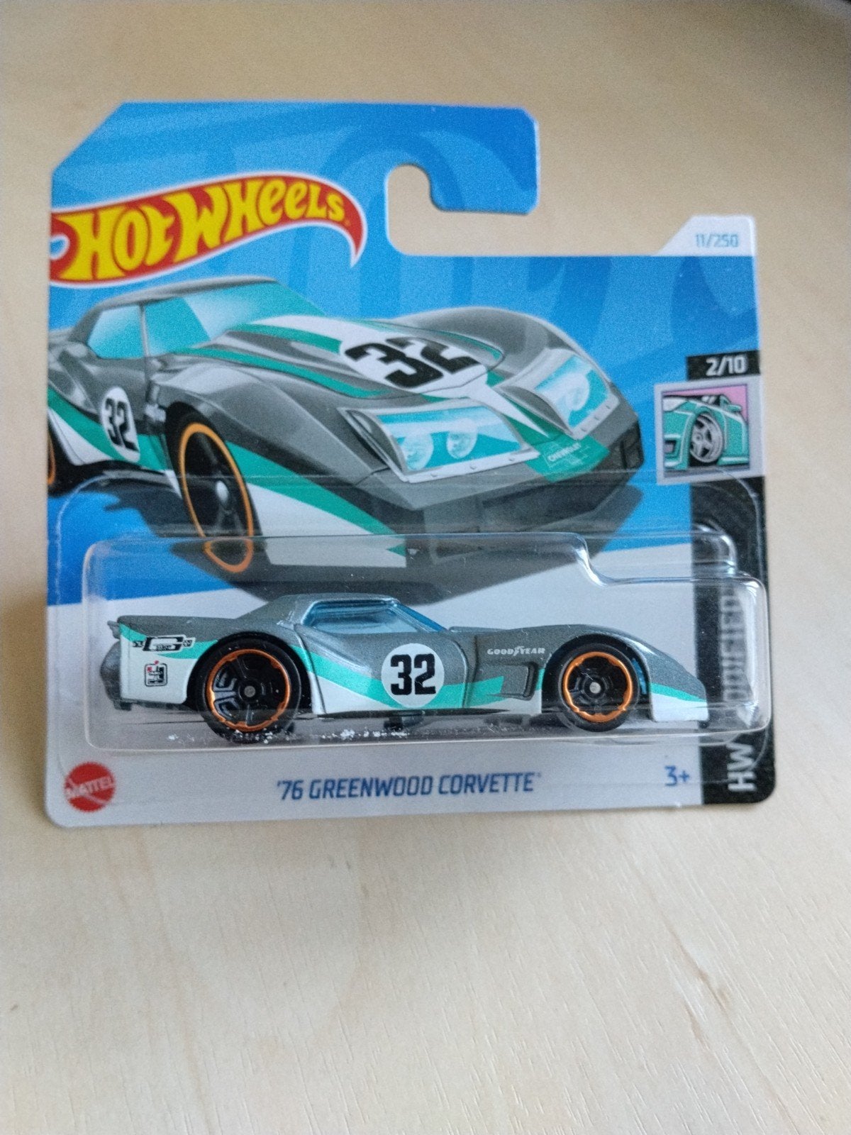 Hotwheels '76 Greenwood Corvette hot wheels, Ophalen of Verzenden, Nieuw, Auto