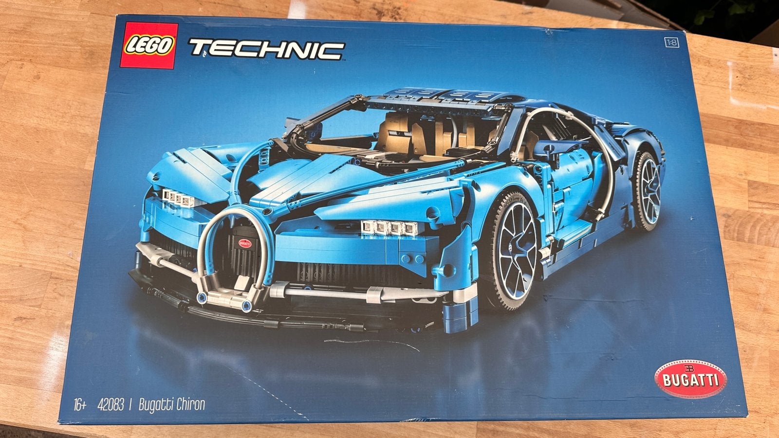 Lego Technic Bugatti Chiron 42083 - Zo goed als nieuw, Lego, Ophalen of Verzenden, Zo goed als nieuw, Complete set