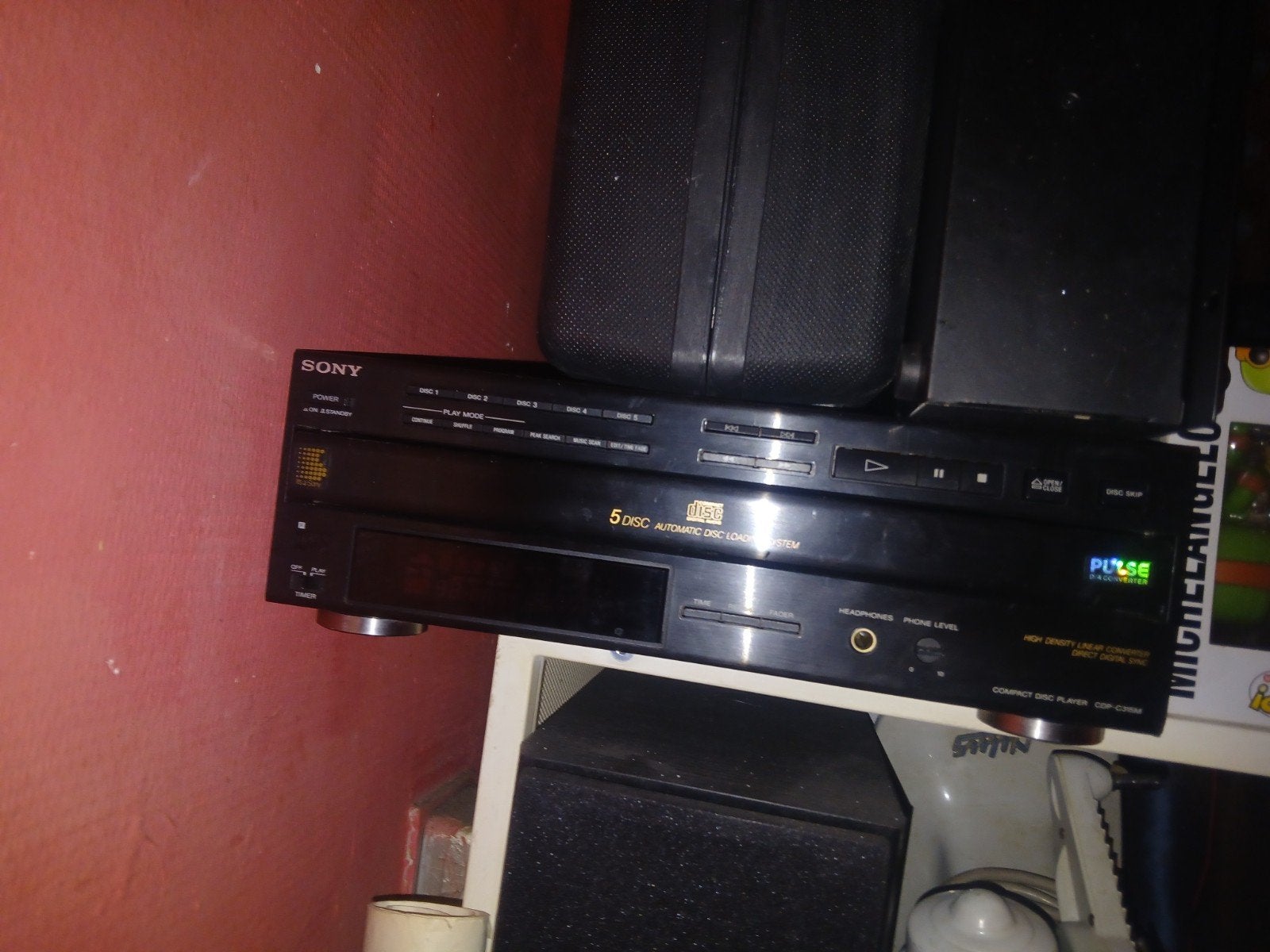 Sony 5-disc CD-wisselaar - Klassieke audio-ervaring, Audio, Tv en Foto, Cd-spelers, Ophalen of Verzenden, Gebruikt, Sony, Wisselaar