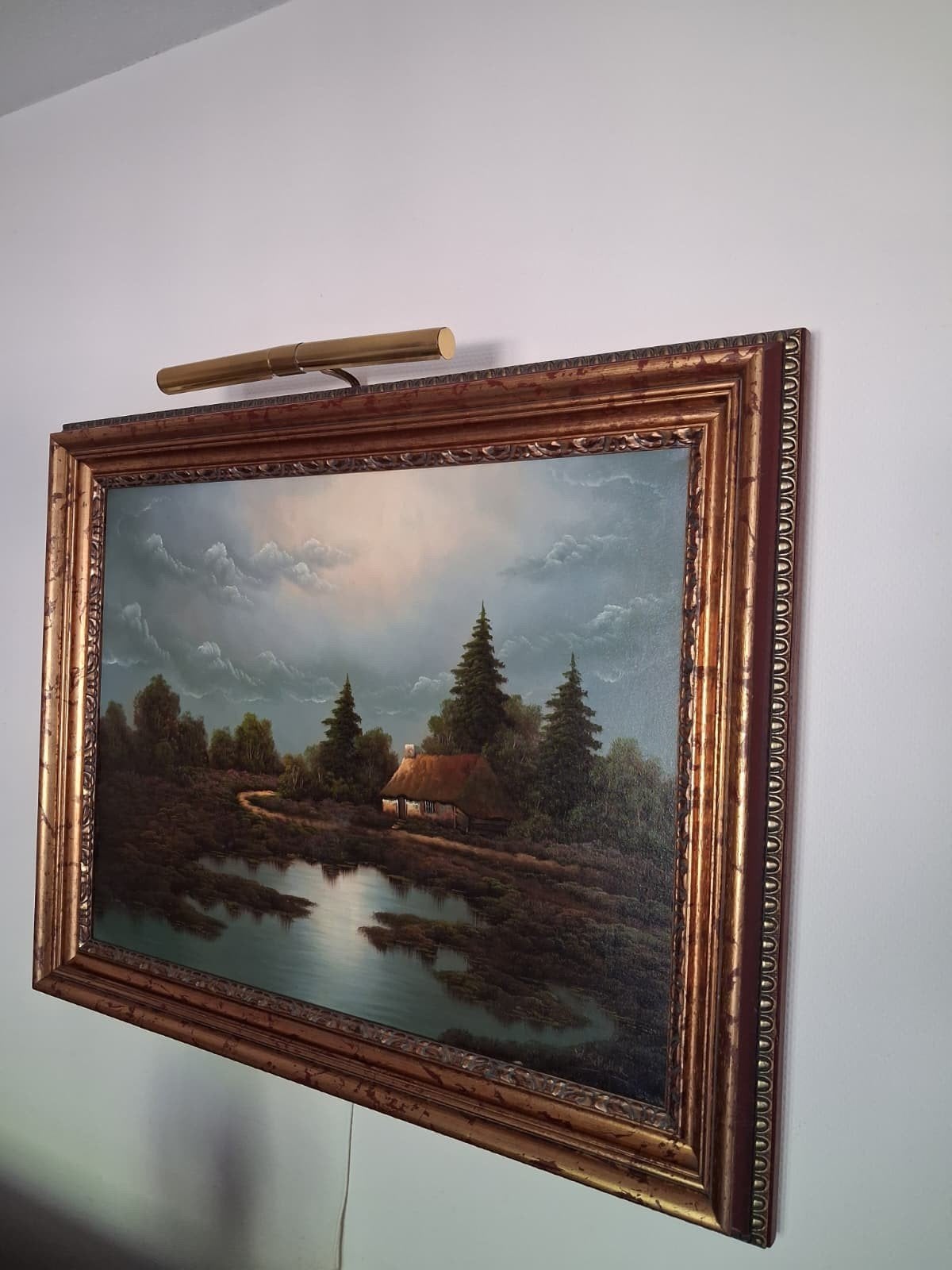 Schilderij landschap Walter Schuller., Ophalen