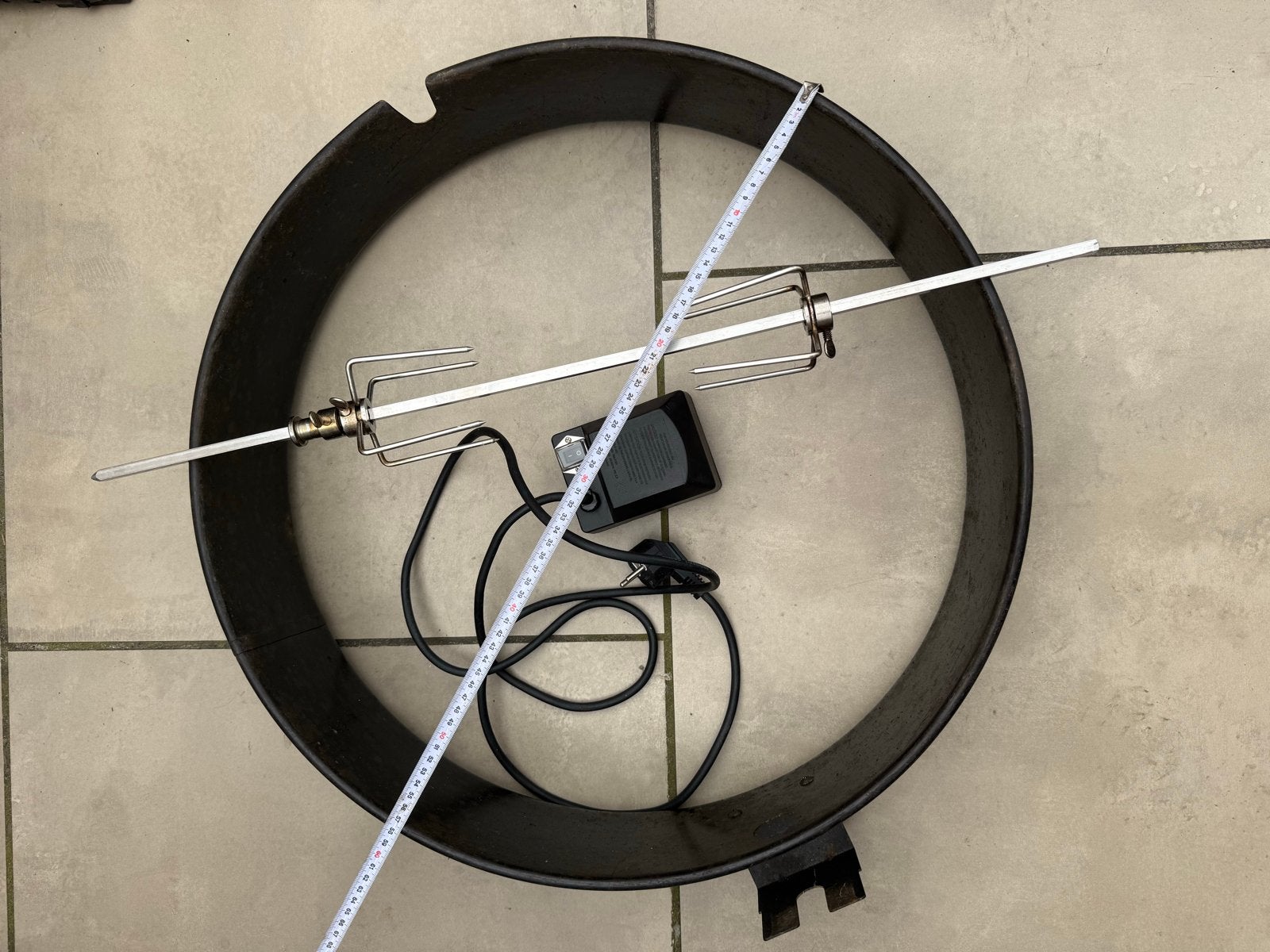 Weber Master-Touch Rotisserie Ring met Spit, Ophalen, Gebruikt