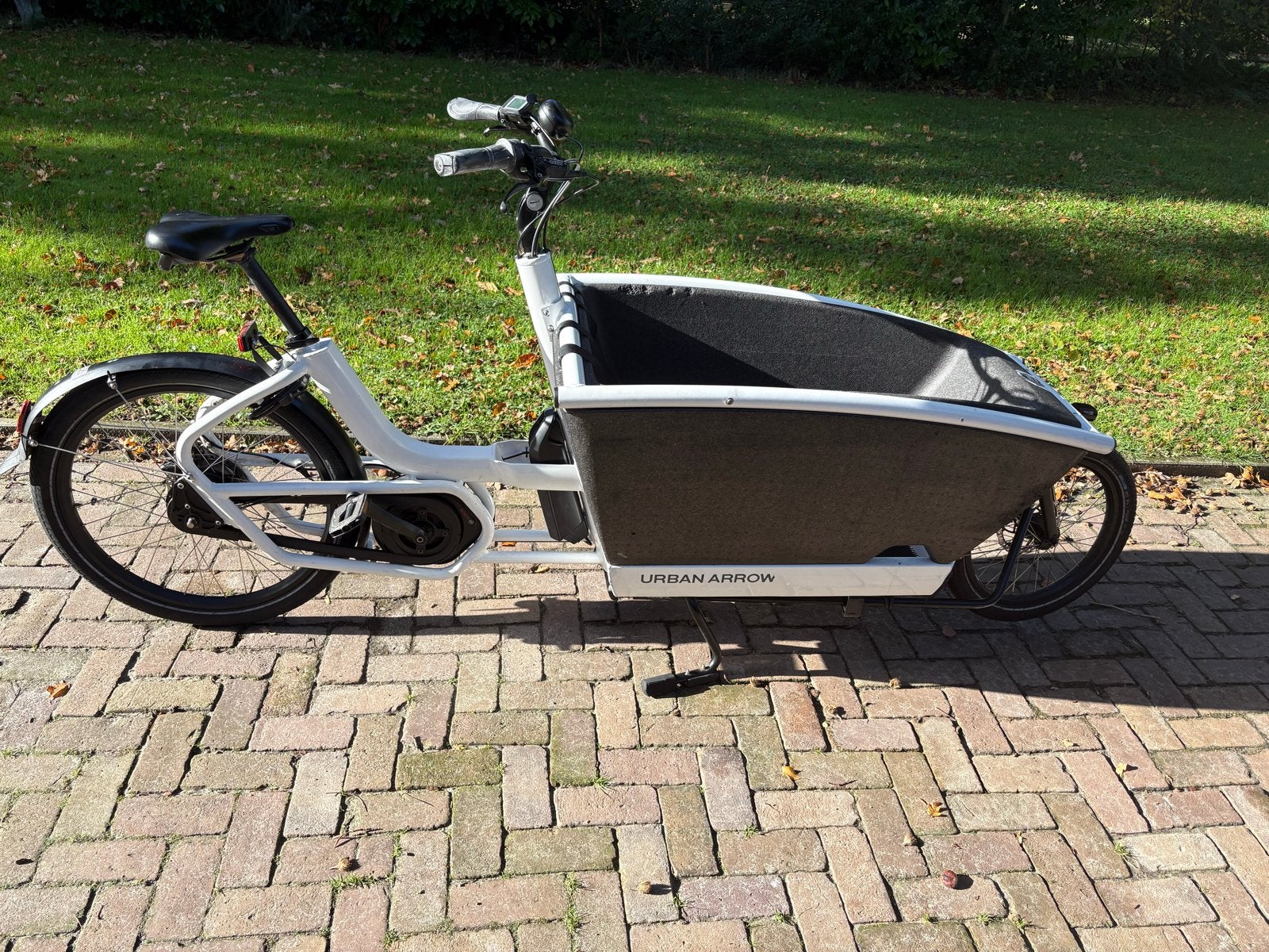 Urban Arrow Family Bakfiets - Elektrisch met Huif, Fietsen en Brommers, Gebruikt, Elektrisch, 2 kinderen, Schijfrem