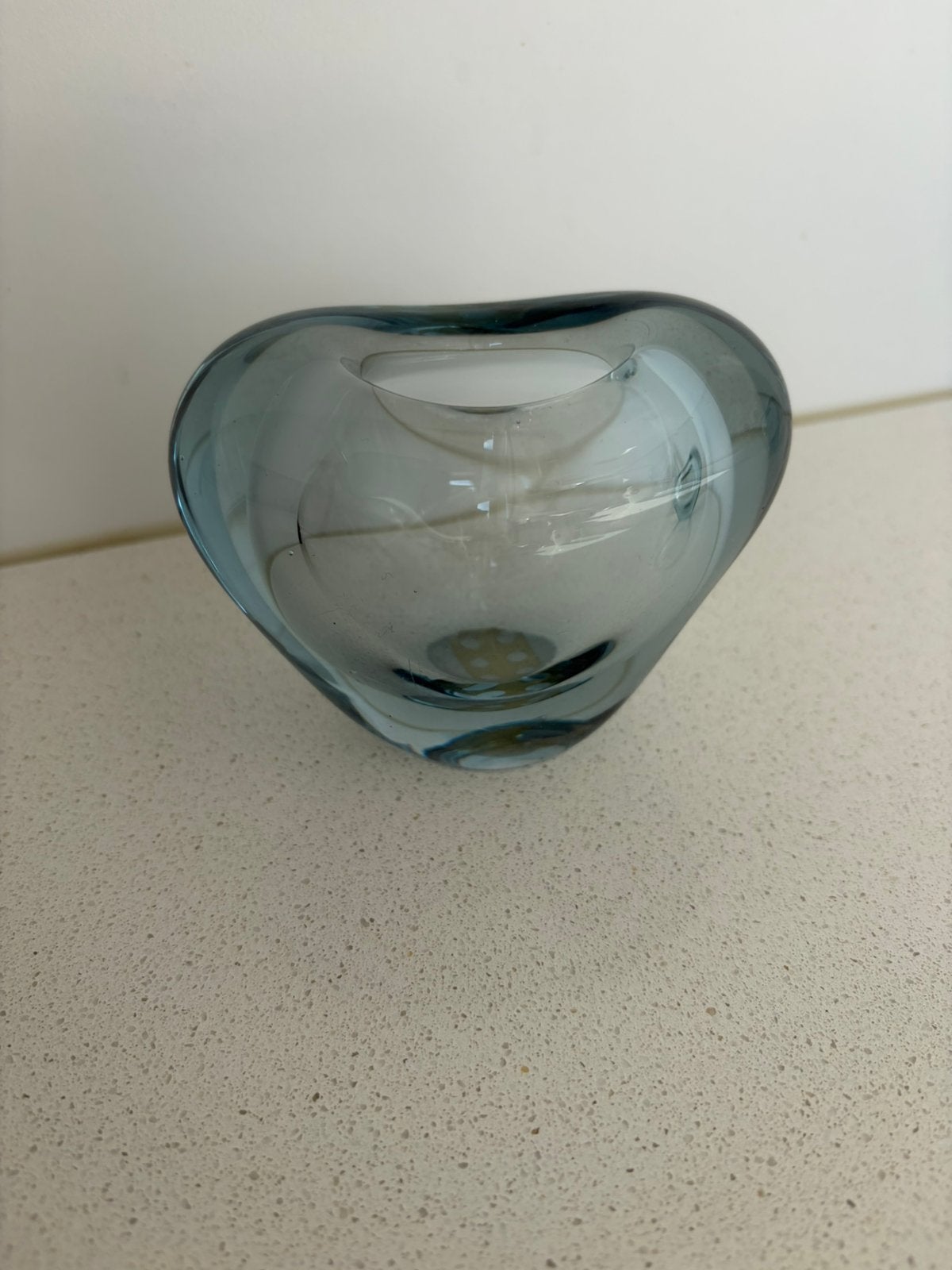 Holmegaard hartevaasje Menuet, Antiek en Kunst, Antiek | Glas en Kristal, Ophalen of Verzenden