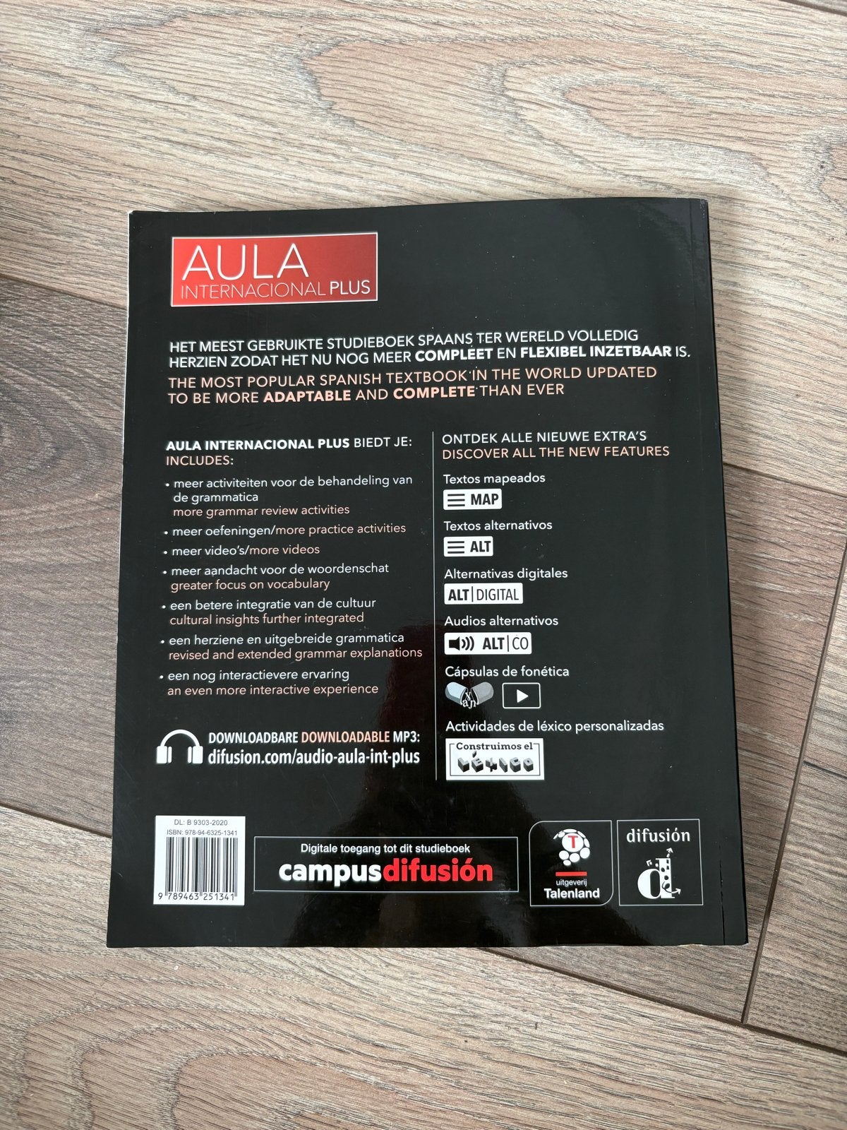 AULA Internacional Plus 1 - Spaans Leerboek, Ophalen of Verzenden, Zo goed als nieuw, Non-fictie