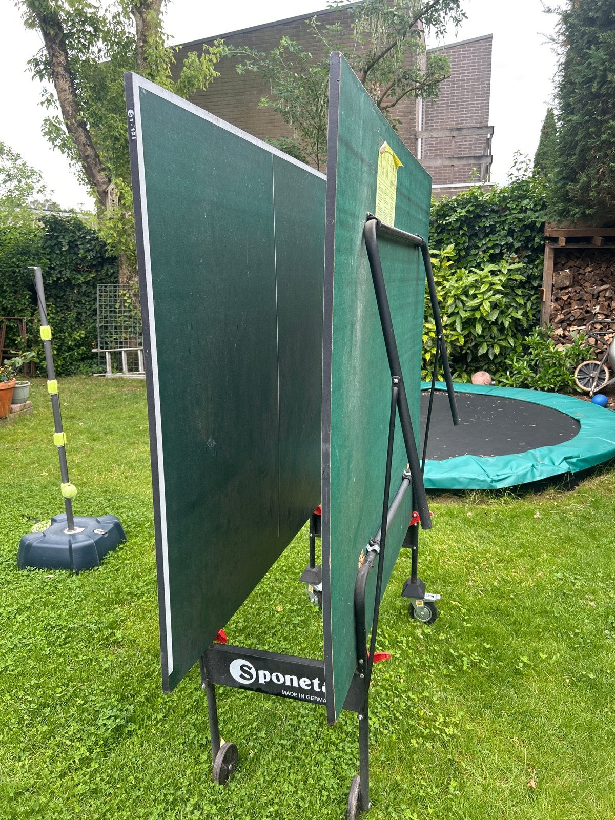 Sponeta Tafeltennistafel (gratis) - , Inklapbaar, Sport en Fitness, Ophalen, Gebruikt, Tafel Outdoor, Inklapbaar