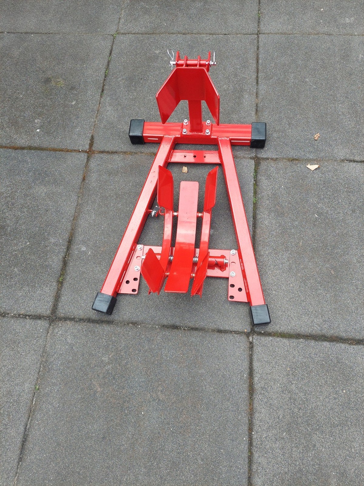 HBM Motorfiets Voorwielklem - Rood, Ophalen, Gebruikt