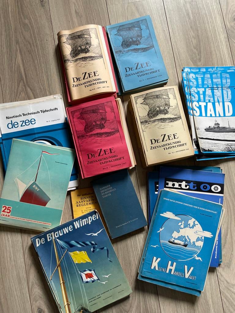 De Zee Zeewaartkundig Tijdschrift - Diverse Jaren, Ophalen, Gelezen, Overige typen