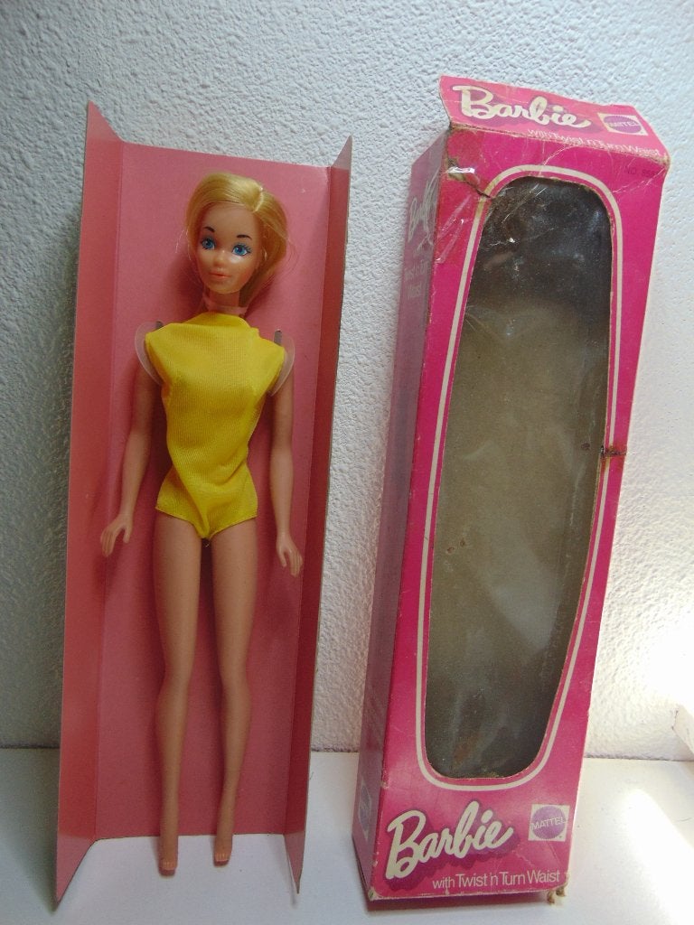 #8587 Vintage Mattel Twist N Turn Barbie Steffie's gezicht., Ophalen of Verzenden, Gebruikt, Pop