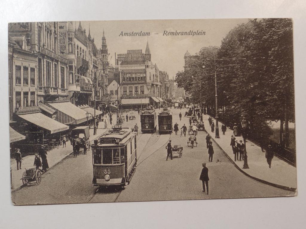 Amsterdam 818 tram, Verzenden, Voor 1920, Ongelopen, Noord-Holland