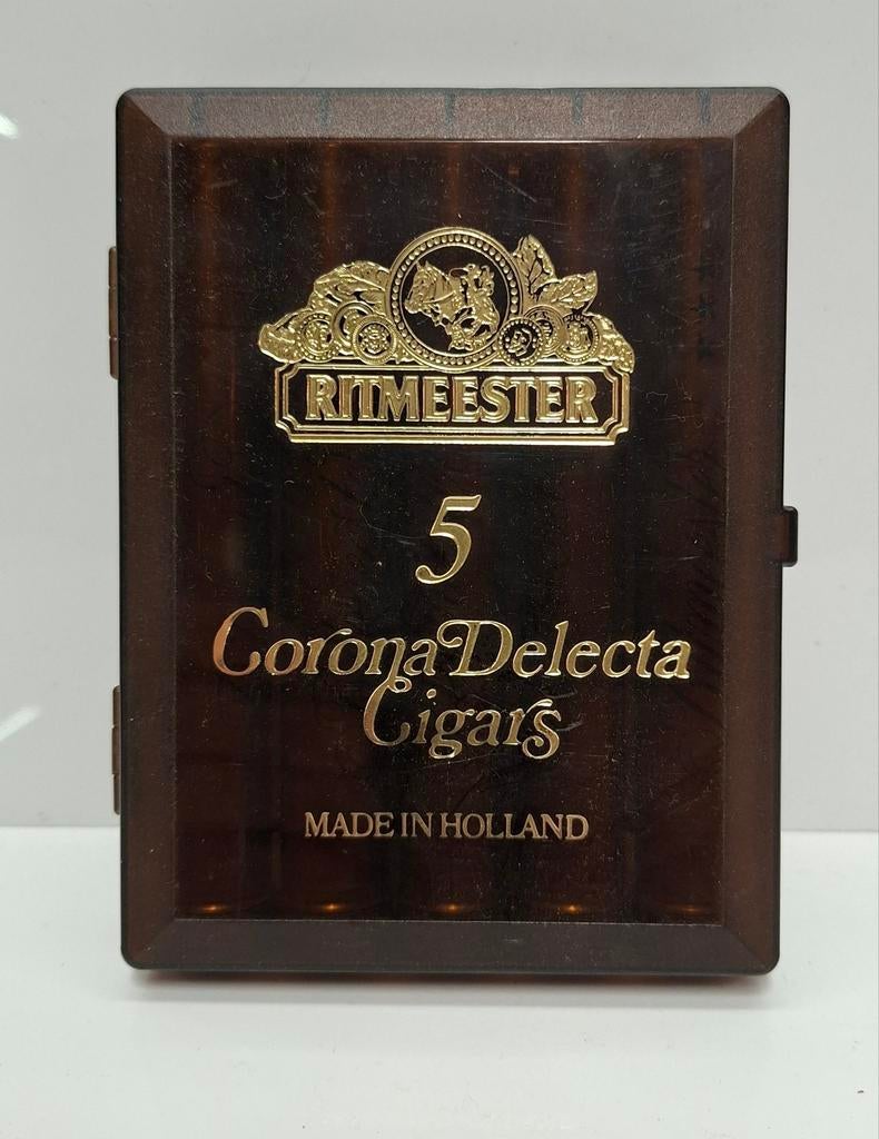 Ritmeester Corona Delecta Sigaren Kokers (Leeg), Verzamelen, Ophalen of Verzenden, Gebruikt, Tabaksdoos of Verpakking