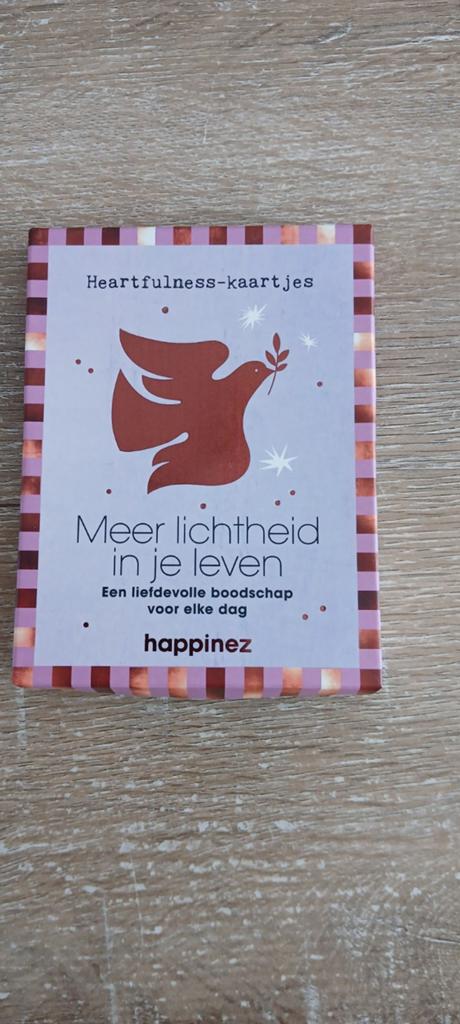 Happinez Heartfulness kaartjes meer lichtheid in je leven, Boeken, Esoterie en Spiritualiteit, Overige typen, Ophalen of Verzenden