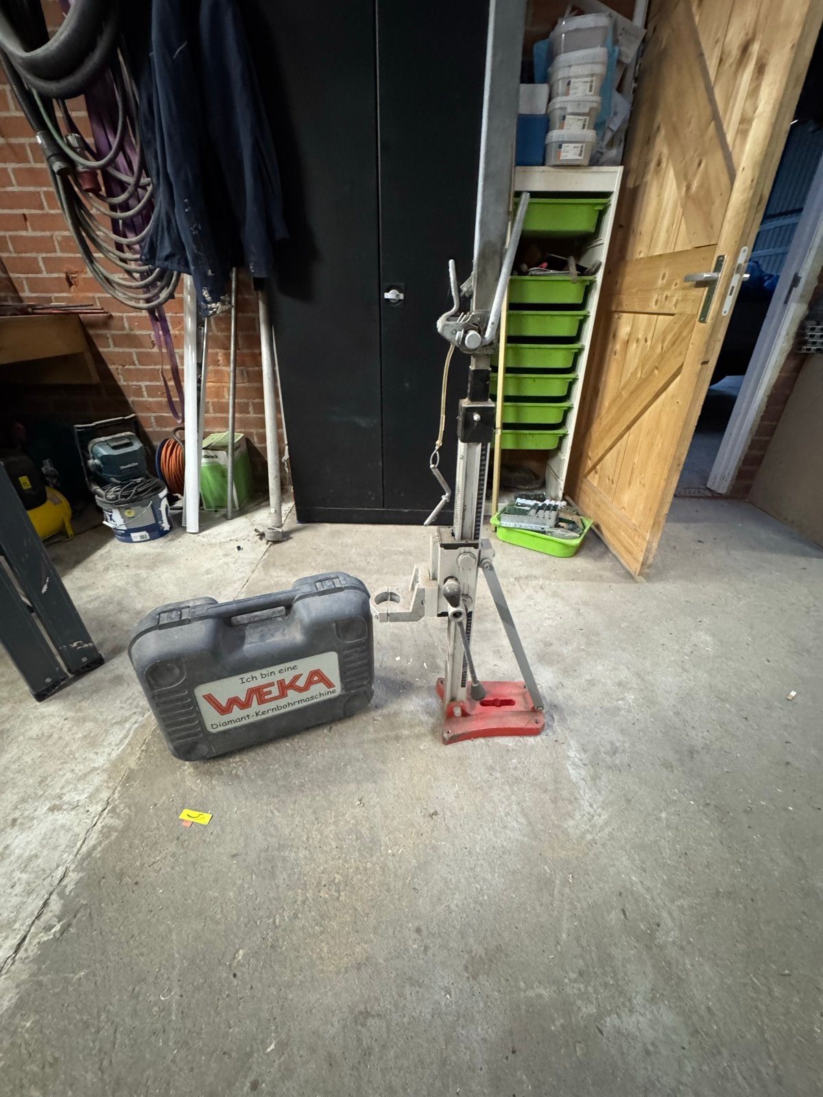 Weka Kernboormachine DKS15.1 met Statief en Koffer, Ophalen of Verzenden, Gebruikt, 600 watt of meer, Overige typen