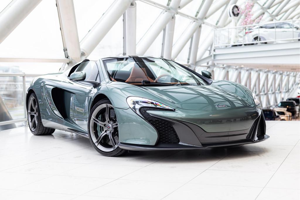 McLaren 650S 3.8 Spider | MSO | Chiltern Green | Tan Interio, Automaat, Achterwielaandrijving, Gebruikt, Cabriolet