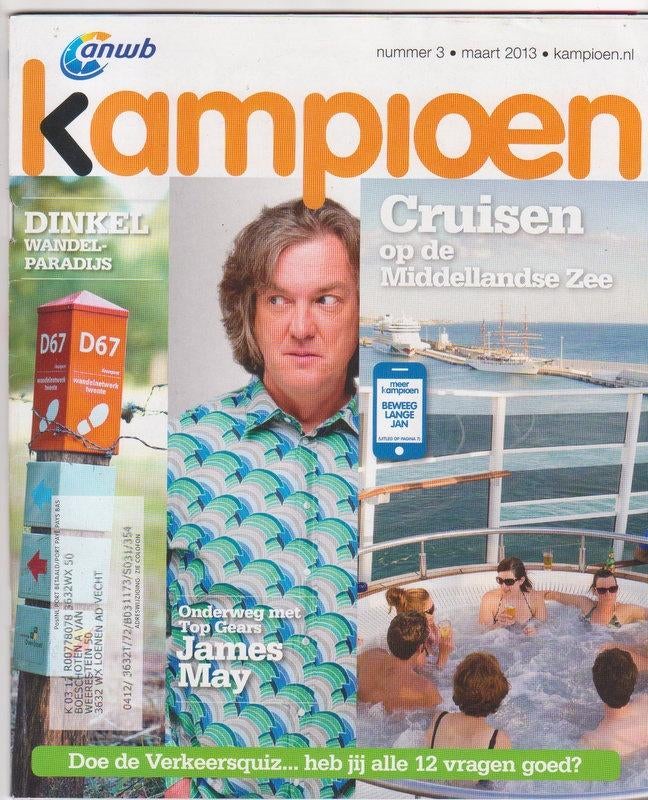 ANWB Kampioen nr 3-2013 [2827]  [BoOvTi], Ophalen of Verzenden, Zo goed als nieuw, Overige typen