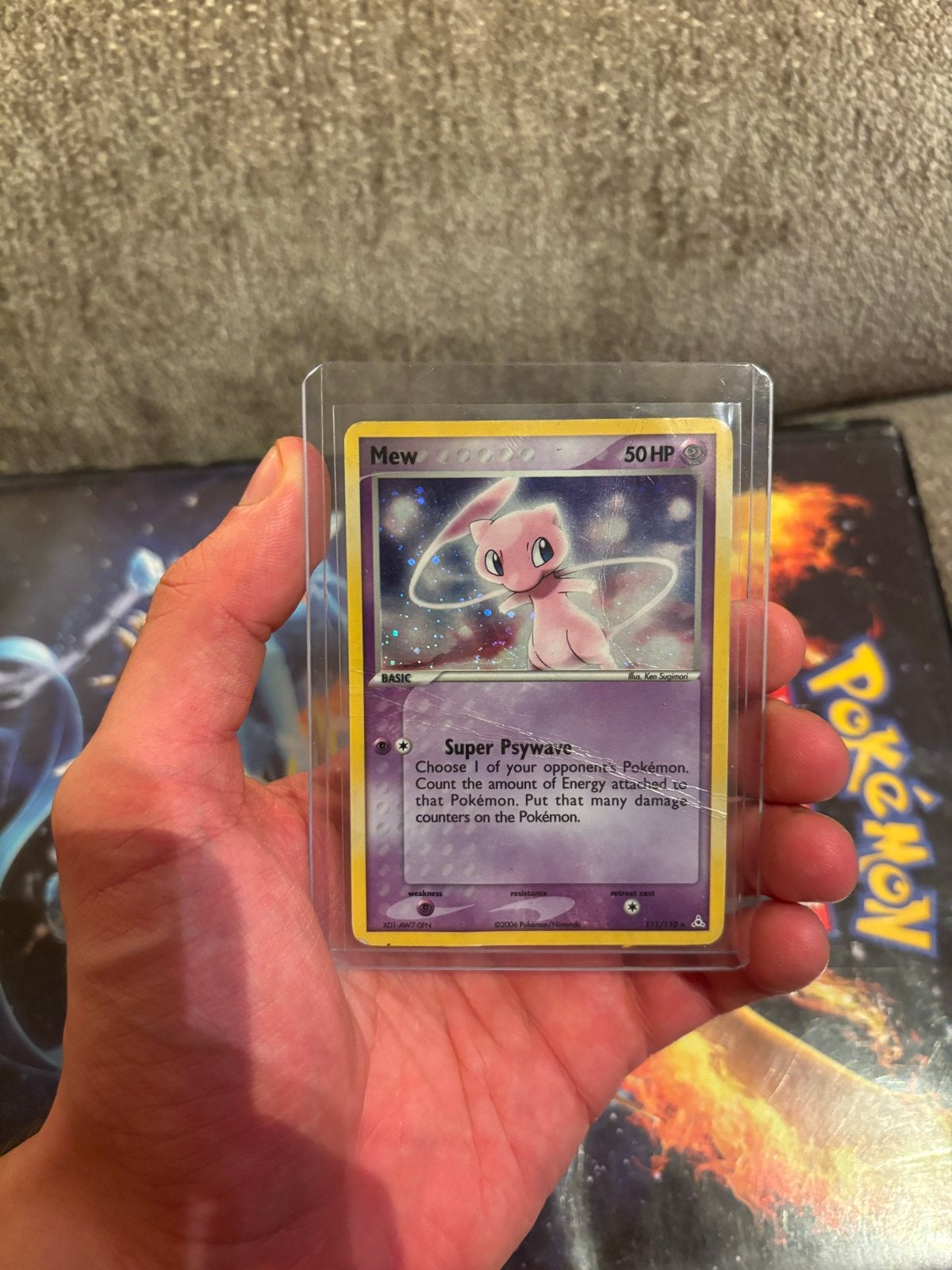 Mew #111 - EX Holon Phantoms (HP), Verzenden, Gebruikt, Losse kaart, Foil
