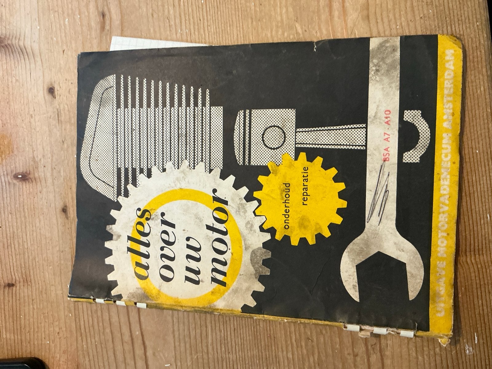 BSA A7 A10 Star Twin Golden Flash Motorboek, Motoren, Ophalen of Verzenden, Overige merken
