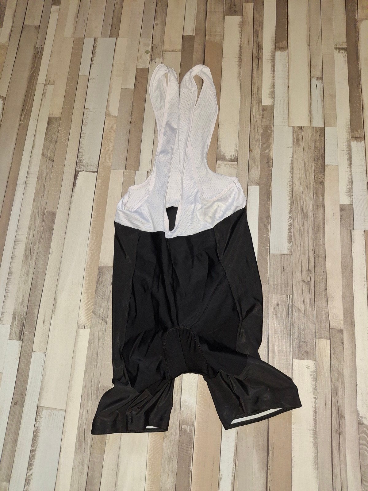 Fietsbroek met Gel Padding - Zwart/Wit XXL, Onbekend, Dames, Overige maten, Zo goed als nieuw