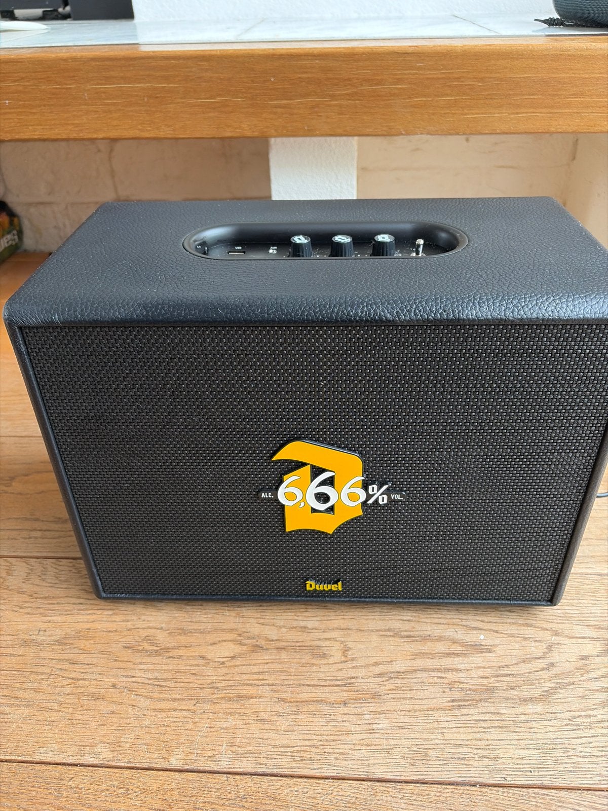 Duvel 666 Bluetooth Speaker - Collectors item 80 watt, Audio, Tv en Foto, Luidsprekers, Gebruikt, Overige typen, 60 tot 120 watt
