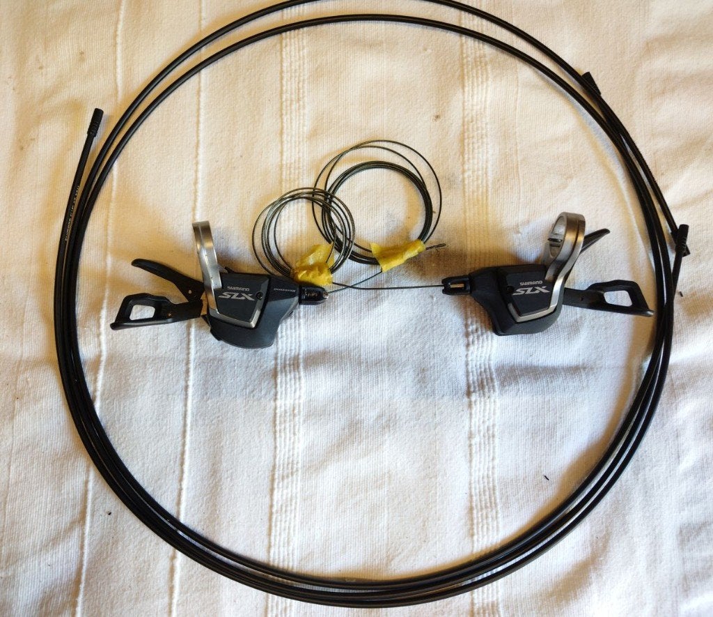 Shimano SLX shiter set 2x 11 speed, Fietsen en Brommers, Fietsonderdelen, Ophalen, Gebruikt, Kunststof, Derailleur of Ketting